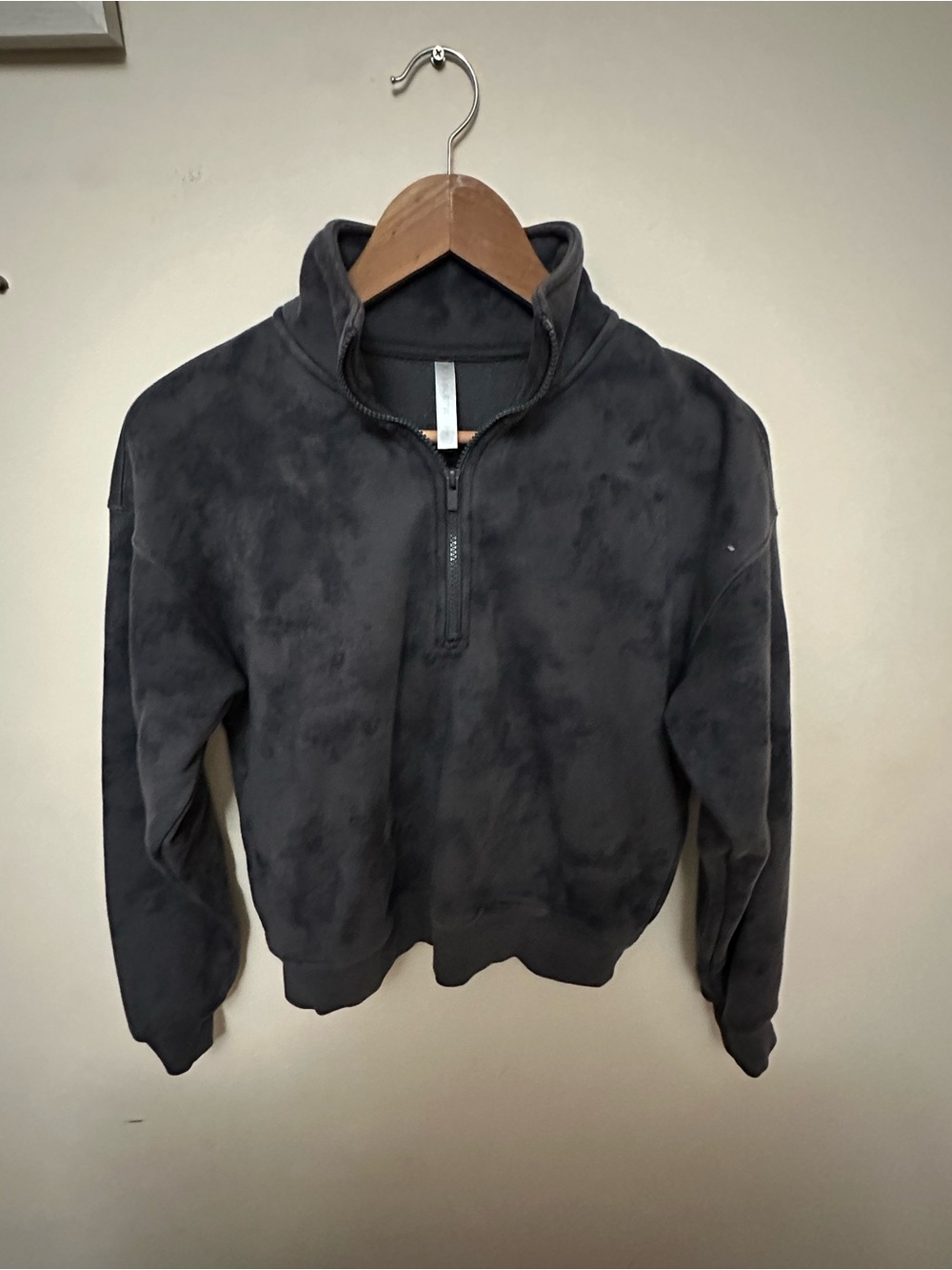 Fabletics Men's Dark Charcoal Half-Zip Pullover